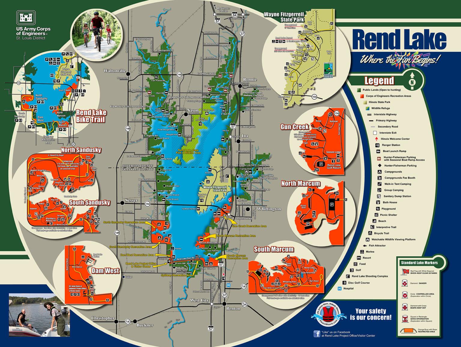 Rend Lake Maps - Rend Lake Conservancy District